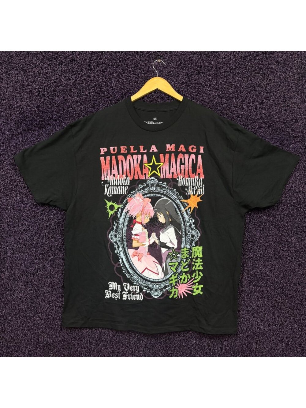 Puella Magi Madoka Magica My Very Best Friend Magic Mirror T-Shirt Size 2XL